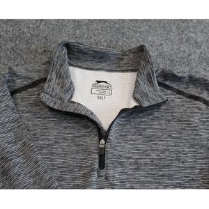 Slazenger Golf Pullover Mens Large Gray 1/4 Zip Long Sleeve‎ Athletic Top